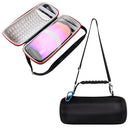 P403 For JBL Pulse4 EVA Speaker Protective Cover Storage Box Outdoor Portable Bag With Shoulder Strap & Carabiner(Black+Gray)