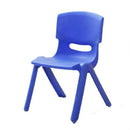 24cm Seat Height Safety Thicken Kindergarten Child Chair Small Stool Backrest Chair(Blue)