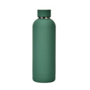 Stainless Steel Outdoor Matte Water Bottle Portable Sports Water Cup Rubber Paint Insulation Cup(Moss Green)