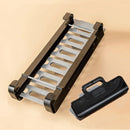 2 PCS TM21009 Sealing Bag Telescopic Suspension Frame Preservation Bag Refrigerator Track(Dark Ash)