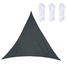 Triangle Outdoor Garden Sunshade Sail Waterproof Anti-UV Canopy, Size: 3m x 3m x 3m(Black)