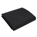Outdoor Oxford Cloth Furniture Cover Garden Dustproof Waterproof And UV-Proof Table And Chair Protective Cover, Size: 215x135x75cm(Black)