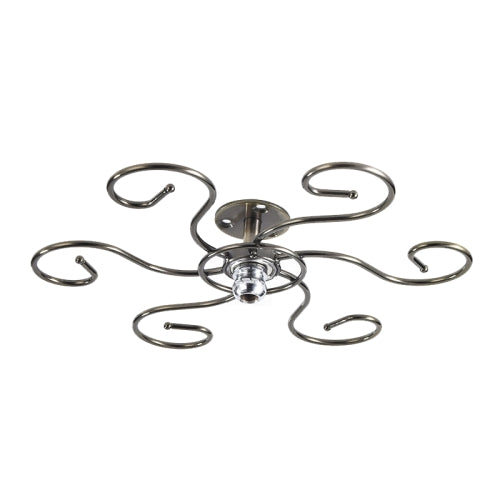 Red Wine Glasses Rack Hanging Wine Glass Shelf Wine Cabinet Ornaments(Bronze)