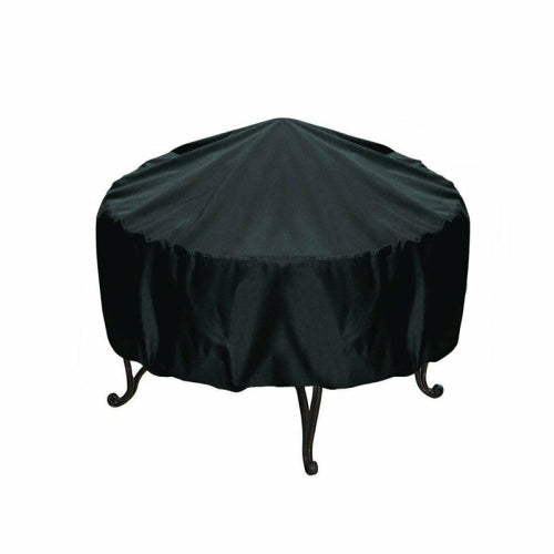 Outdoor Garden Grill Cover Rainproof Dustproof Anti-Ultraviolet Round Table Cover, Size: 71x53cm