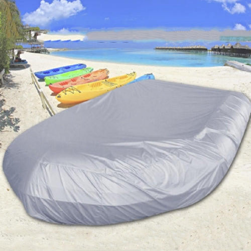 Waterproof Dust-Proof And UV-Proof Inflatable Rubber Boat Protective Cover Kayak Cover, Size: 330x94x46cm(Grey)