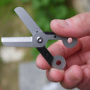 3 PCS Outdoor Stainless Steel Mini Scissors Anti-Loss EDC Scissors