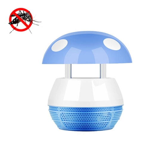 Mushroom LED Mosquito Killer Lamp Household USB Mosquito Killer(Sky Blue)