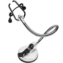 Stainless Steel Hair Dryer Storage Bracket Lazy Hair Dryer Hairdressing Bracket(Suction Cup 2)