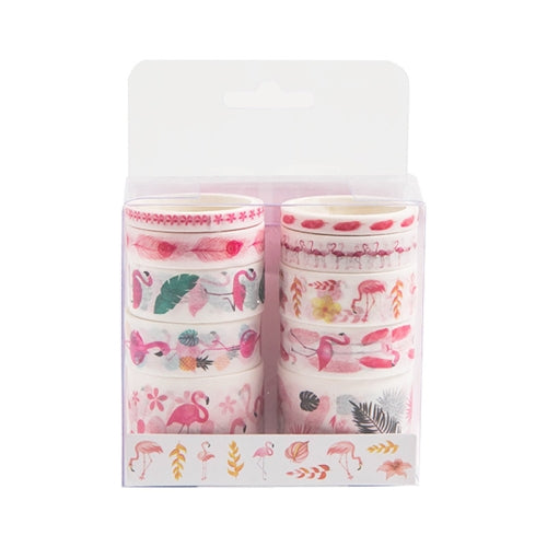 3 Boxes Hand Account Stickers Paper Tape Girl Heart Decoration Stickers(Random Style Delivery)