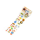 10 PCS HLZXJD PVC Cartoon Tape DIY Hand Account Material Diary Decoration Sticker(Selfiekki)