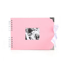 2 PCS DIY Hand-Adhesive Horizontal Photo Album Specification: Pink