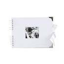 2 PCS DIY Hand-Adhesive Horizontal Photo Album Specification: White