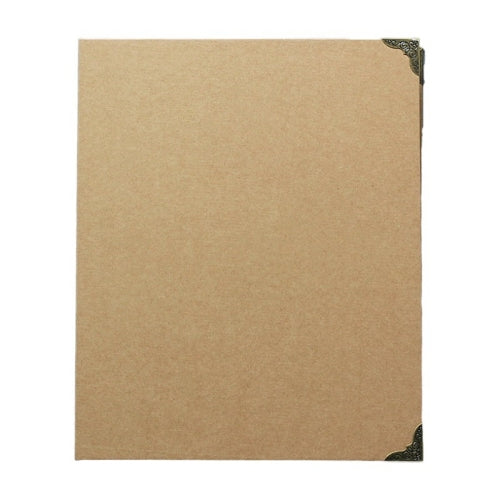 Party Birthday Gift Classmate Album Kraft Paper Cover Photo Album Book, Specification: 10 A4 White Cards + 10 A4 Pockets(Brown Blank)