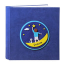 Large-Capacity Self-Adhesive Film-Covered Family Photo Album DIY Baby Growth Memorial Album, Specification: 60 Sheets120 Sides Black Card(Dream Boy)