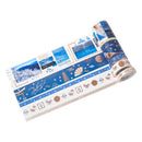 2 Sets Retro Wind Hot Stamping And Paper Tape Lipstick Decorative Tape Hand Account Tape(Tokyo and Wind)