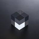 3 PCS Cube 4x4x4cm Transparent Acrylic Geometric Photo Props Photography Background Plate Ornaments