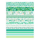 2 Packs Antique And Paper Tape Hand Account DIY Decoration Material, Colour: Green Mint