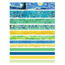2 Packs Antique And Paper Tape Hand Account DIY Decoration Material, Colour: Van Gogh Impression