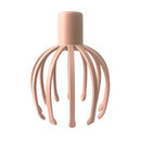 YK-1806 Head Electric Massager Octopus Charging Massage Comb(Pink)