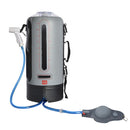 AFISHTOUR FW2085 Outdoor Solar Bath Bag Camping Shower Supplies, Colour: Upgrade Air Pump