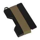 Aluminum Alloy RFID Card Holder Anti-Theft EDC Wallet Coin Storage Box Key Card Holder, Colour: Brown