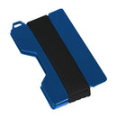 Aluminum Alloy RFID Card Holder Anti-Theft EDC Wallet Coin Storage Box Key Card Holder, Colour: Blue Main Body