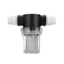 Water Pipe Front Plastic Filter Garden Irrigation Water Purifier, Specification: 6 Points 40 Mesh+Connector With Rubber Ring