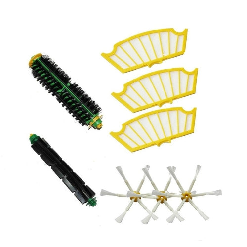 8 PCS / Set Sweeper Rolling Brush + Side Brush + Filter + Brush For IRobot Roomba 500 Series(Carton Packaging)