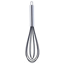 10 PCS Silicone Egg Beater Home Egg Mixer Kitchen Gadgets Cream Baking Tools, Colour: 12 inch Black