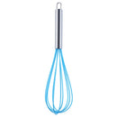 10 PCS Silicone Egg Beater Home Egg Mixer Kitchen Gadgets Cream Baking Tools, Colour: 12 inch Blue