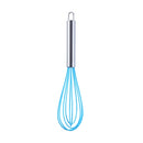 10 PCS Silicone Egg Beater Home Egg Mixer Kitchen Gadgets Cream Baking Tools, Colour: 10 inch Blue