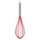 10 PCS Silicone Egg Beater Home Egg Mixer Kitchen Gadgets Cream Baking Tools, Colour: 12 inch Red