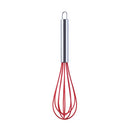 10 PCS Silicone Egg Beater Home Egg Mixer Kitchen Gadgets Cream Baking Tools, Colour: 10 inch Red
