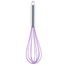 10 PCS Silicone Egg Beater Home Egg Mixer Kitchen Gadgets Cream Baking Tools, Colour: 12 inch Purple