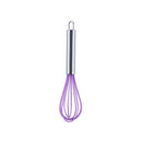 10 PCS Silicone Egg Beater Home Egg Mixer Kitchen Gadgets Cream Baking Tools, Colour: 8 inch Purple