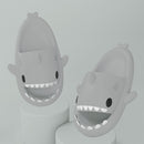 Shark Summer Couple Slippers Room EVA Cute Cartoon Sandals, Size: 42/43(Gray)