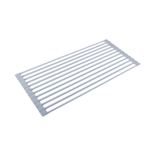 Folding Water Filters Kitchen Rack Sink Bowl Chopsticks Filters, Style: Silicone Round 52x24.5cm