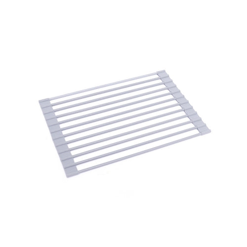 Folding Water Filters Kitchen Rack Sink Bowl Chopsticks Filters, Style: Silicone Round 33x24cm