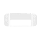 DOBE Game Handle Transparent Crystal Case TPU Protective Cover For Switch OLED Console(Transparent Color)
