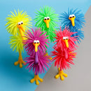 5 PCS Cartoon Soft Ostrich Ballpoint Pen Cute Bird Black Ballpoint Pen Creative Student Supplies, Written: Bullet 0.5(Random Color Delivery)