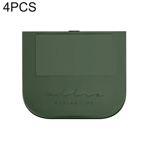 4 PCS FY-J109 Toilet Cover Handle Home No Dirty Hand Toilet Lift Lid Tool(Dark Green)