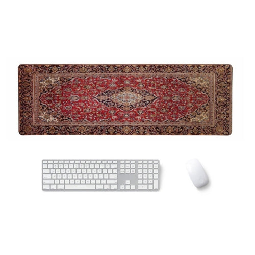 2 PCS Personality Retro Pattern Mouse Pad Office Game Keyboard Anti-Skid Pad, Dimensions: Not Overlocked 300 x 800mm(Pattern 1 )