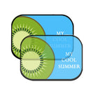 1 Pair Auto Sunshade Window Sunscreen Insulation Sunshade(Kiwi)