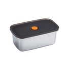 Refrigerator Fruit Fresh-Keeping Box 304 Stainless Steel Sealed Lunch Box, Capacity: 1000ml