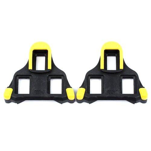 PROMEND Road Mountain Bike Shoe Lock Cleat Self-Locking Pedal Cleat(Highway Car Lock Yellow)