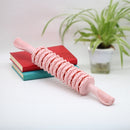 2 PCS 14 Wheel Leg Massager For The Elderly Home Shoulder Neck And Back Massage Wheel Manual Full Body Massager(Pink)