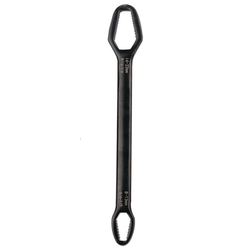 Multi-Function Plum Wrench Open Adjustment Double-Headed Self-Tightening Wrench(Black)