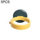 5 PCS Bathroom Hair Dryer Wall Hanging Punch-Free Rack, Color: Blue Yellow