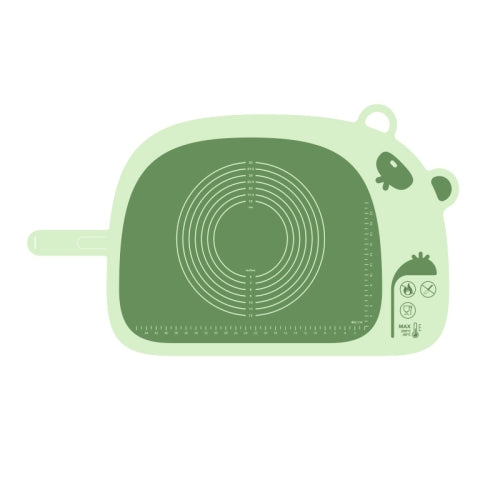 Home Kitchen Baking Silicone Thickened Kneading Mat, Specification: Green Large