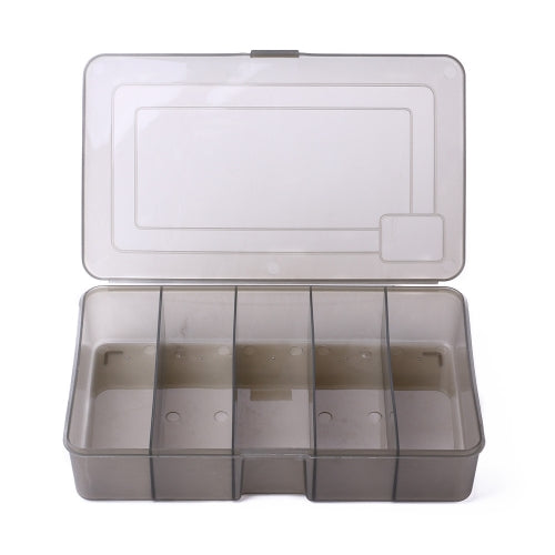 4 PCS HENGJIA qt051 5 Grids Fishing Tackle Box Storage Box, Size: Large